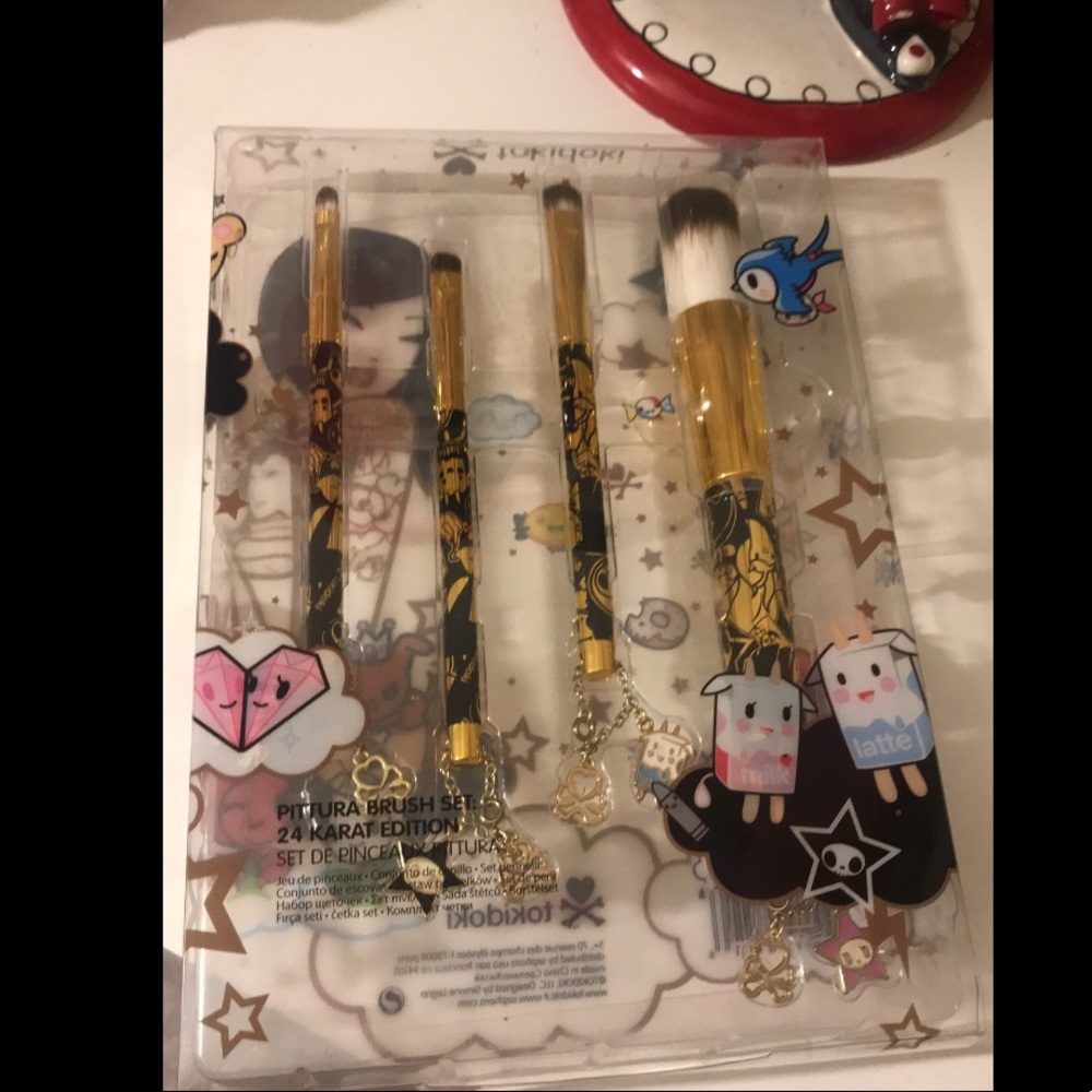 Tokidoki 24k Gold Brush set